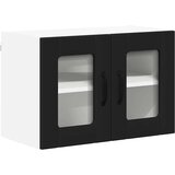 vidaXL Stenska kuhinjska omarica s polico 2 pcs Črna 60 x 31 x 40 cm | Shoptok.si
