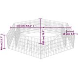 Šesterokutna gabionska sadilica 200 x 173 x 40 cm | Eponuda.com
