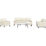 vidaXL 4-dijelni set sofa s jastucima krem baršunasti | shoptok.hr