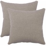  Presvlaka za jastuk 2 pcs HEERLEN Svjetlosiva 50 x 50 cm Bouclé - Svjetlosiva 50 x 50 cm 2 | shoptok.hr