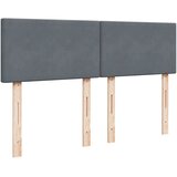 Krevet s oprugama i madracem tamnosivi 140x190 cm baršunasti | shoptok.hr