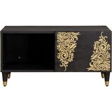  Kava Stol Crna 80 x 50 x 40 cm Čvrsto drvo manga | shoptok.hr