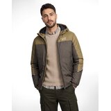 Ea7 Emporio Armani TRAIN ATHLETIC COLOUR BLOCK PUFFY JACKET Smeđa | shoptok.hr