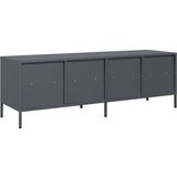 vidaXL TV omarica antracitna 135x39x43,5 cm hladno valjano jeklo | Shoptok.si