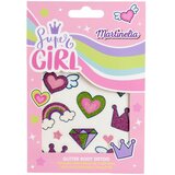 Martinelia Super Girl Glitter Body Tatto tetovaža za otroke 1 kos Cene
