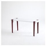 Hanah home Klupa Khalkeus White Burgundy (631LGG1231) | ePonuda.com