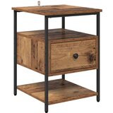 vidaXL Noćni ormar Staro drvo 40 x 42 x 56 cm Konstruirano drvo | shoptok.hr