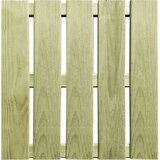  Pločice za trijem 6 kom 50 x 50 cm drvene zelene | shoptok.hr