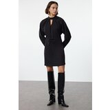 Trendyol Black A-Line Mini Window Detailed Woven Dress | shoptok.hr