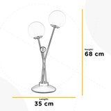 Lesnina XXXL NAMIZNA SVETILKA 5043 BILLO 35/21/68 cm | Shoptok.si