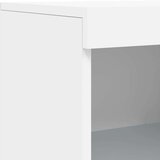  Komoda s LED svjetlima bijela 162 x 37 x 100 cm | shoptok.hr