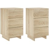  Noćni ormar 2 pcs Hrast sonoma 33,5 x 34,5 x 60 cm | shoptok.hr