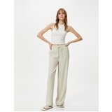 Koton Wide Leg Trousers Elastic High Waist | shoptok.hr