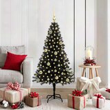  Božićno drvce Crna 150 cm PVC | shoptok.hr