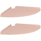  Lebdeća polica s policom 2 pcs Ružičasta 30 x 30 x 2 cm | Eponuda.ba