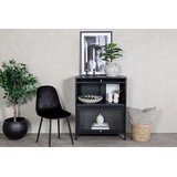 Venture Home vitrina Bakal 40 × 100 × 80 cm, crna | shoptok.hr