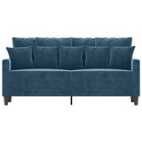  Dvosjed plavi 140 cm baršunasti | Eponuda.com
