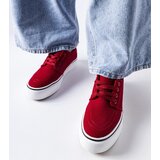 Gemre Red eco-suede sneakers Abboud | Shoptok.si