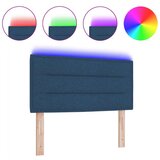 LED uzglavlje s linijskim dizajnom plave boje 100 cm tkanina | shoptok.hr