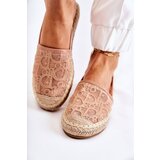 S. BARSKI Classic Women's Espadrilles Openwork Nude Catris | shoptok.hr