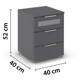 Modern Living Nočna Omarica Mars, Siva | Shoptok.si