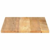 Stolna ploča 80x70x3,8 cm pravokutna od masivnog drva manga | shoptok.hr