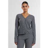 Urban Classics Women's ribbed cardigan dark gray | shoptok.hr