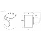Bosch WRB247C40 Serie 8 Sušilni stroj za perilo 9 kg, razred energetske A, ucinkovitosti toplotna crpalka | Shoptok.si