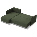 Makamii Zelena raztegljiva/s prostorom za shranjevanje kotna sedežna garnitura (levi kot) Luana – | Shoptok.si