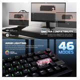 Fantech tastatura mehanička gaming MK920 rgb maxfit 6 wireless black (white switch) | Eponuda.com