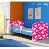  Otroška postelja ACMA z motivom, stranska modra 180x80 cm 23 Pink Daisy | Shoptok.si