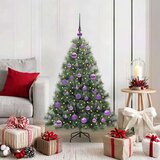 vidaXL Umjetno božićno drvce s stalakom Zelena 120 cm PE i PVC | shoptok.hr