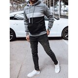 DStreet Men's hoodie dark gray Cene