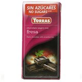 Torras Torras tamna čokolada sa jagodama i zaslađivačima bez šećera Cene'.'