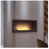  InFire - Crni ugaoni BIO kamin 45x90 cm 3kW | Eponuda.com