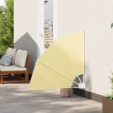 vidaXL Zaslon za zasebnost na balkonu Peščena 115 x 115 cm blago | Shoptok.si