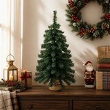 Mini božićno drvce 60 cm PVC Zelena - Zelena 60 cm bez LED svjetala Cijene