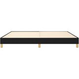  Okvir za krevet s oprugom crni 200x200 cm od tkanine | shoptok.hr