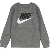 Sweater majica siva / crna / bijela