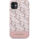  Originalni GUESS ovitek G-Cube GUHMN61HGCFSEP z Magsafe za iPhone 11 - roza Cene