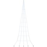 vidaXL LED božićno drvce s čavlima za tlo Hladna bijela 511 cm Metal | shoptok.hr