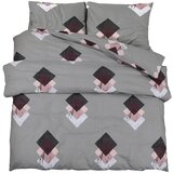 Maison Chic Komplet posteljnine - Posteljnina siva 140x200 cm bombaž, (21786706) Cene