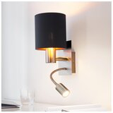 Eglo pasteri zidna/2, e27, led 3,5w, nikl-mat, crna-bakar 2R49QEN | Eponuda.com