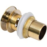 vidaXL Potisni odvod sa zaštitom od prelijevanja zlatni 6,4x6,4x9,1 cm | shoptok.hr