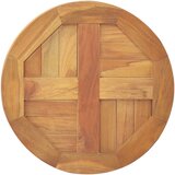 Stolna ploča od masivne tikovine okrugla 2,5 cm 40 cm | shoptok.hr
