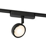 QAZQA Moderni črni reflektor za enofazni tirni sistem, vključno z LED, vrtljivi in nagibni - Magnetic Lance Cene
