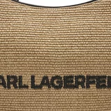 Karl Lagerfeld Ručna torbica bež / crna