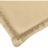  Jastuk za vrtnu klupu prošarano bež 200x50x7 cm tkanina | shoptok.hr