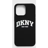 Dkny Etui za telefon iPhone 14 Pro Max črna barva, DKHMP14XSNYACH