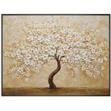 Styler Tiskana slika s okvirom 80x60 cm Golden Tree – Cijene
